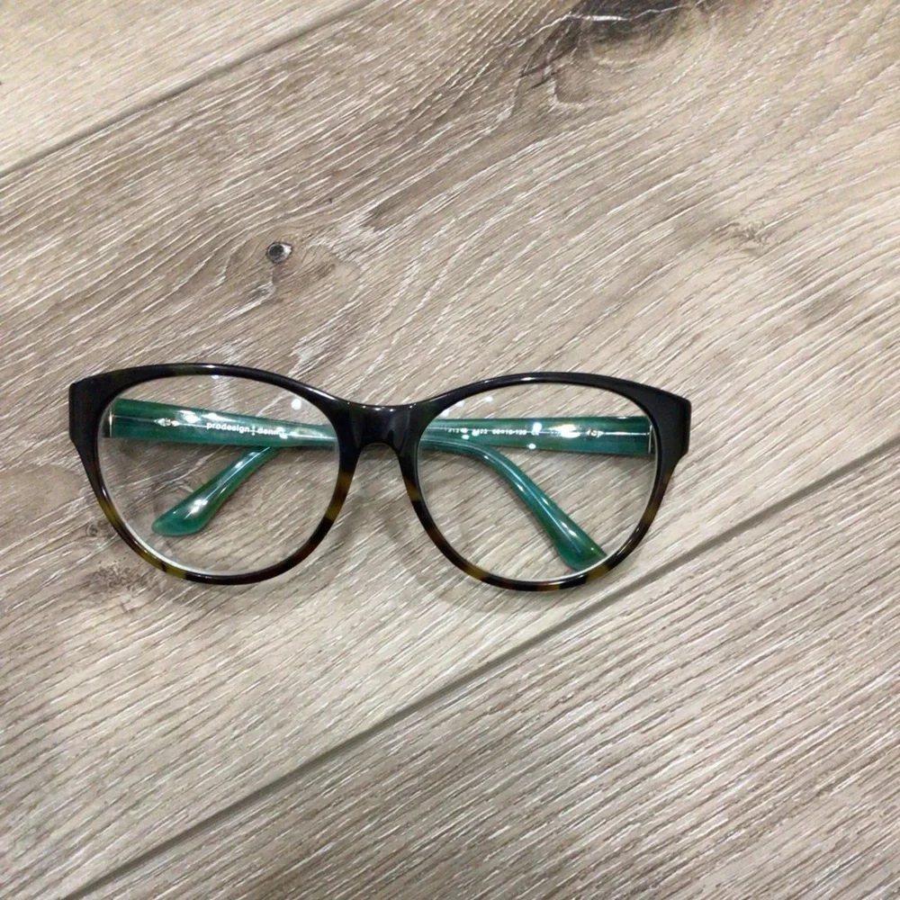 ProDesign Denmark Brown Tortoise/ Green Eyeglasses Frames